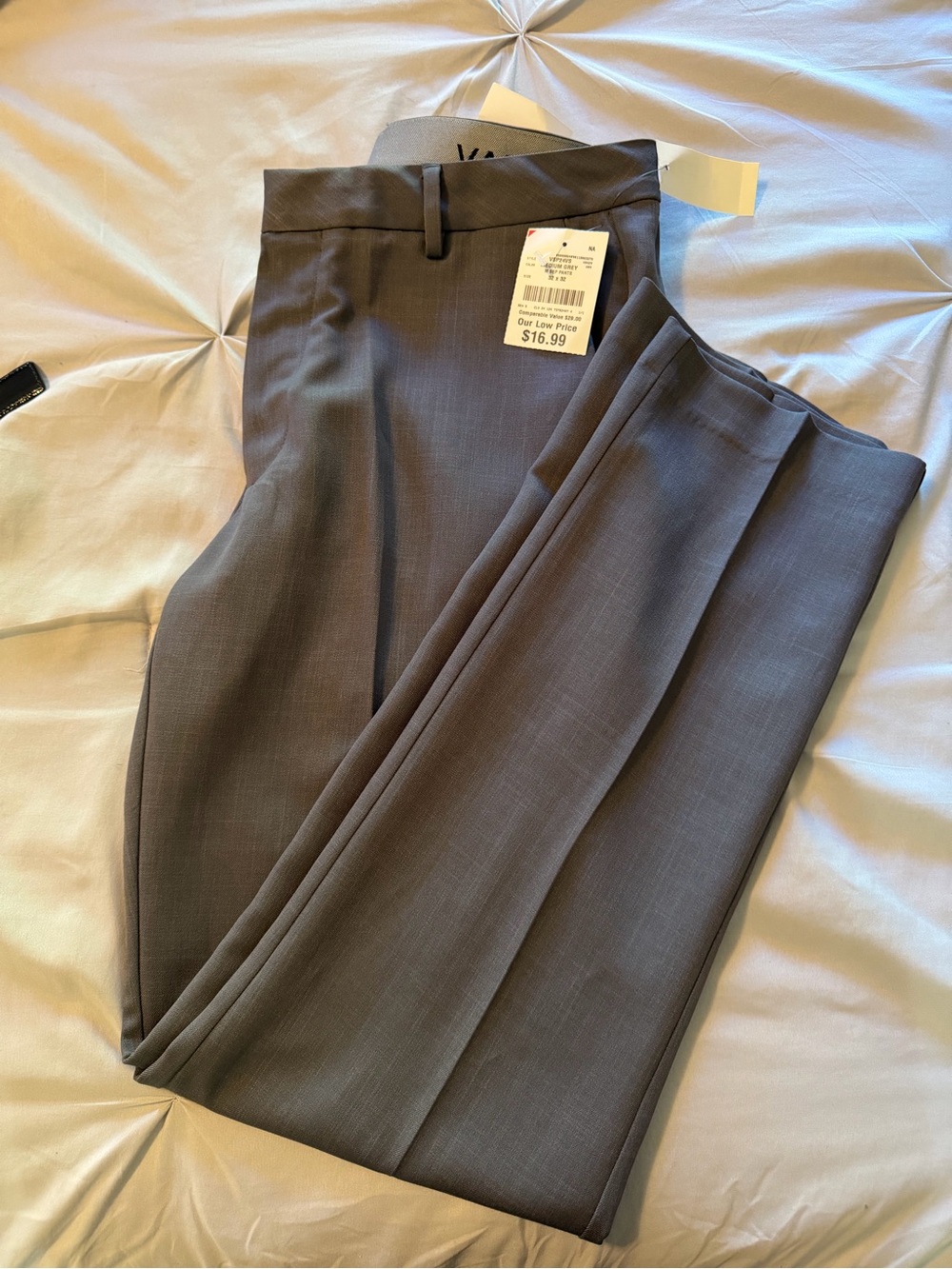 Van Heusen Men’s Dress Pants in Charcoal Gray